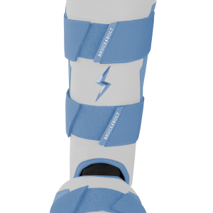 BRUCE BOLT Chrome Series Leg Guard - BABY BLUE